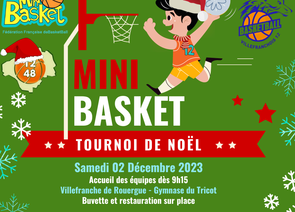 🎅Tournoi de Noël – Mini Basket 🎅