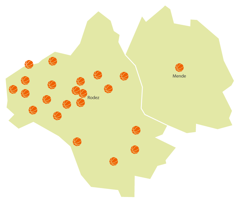 Carte des clubs